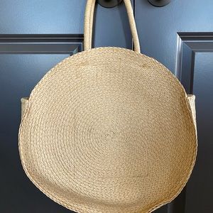 Circle Straw Handbag Time and Tru